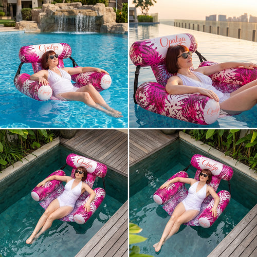Fauteuil flottant gonflable pour adulte – piscine et détente
